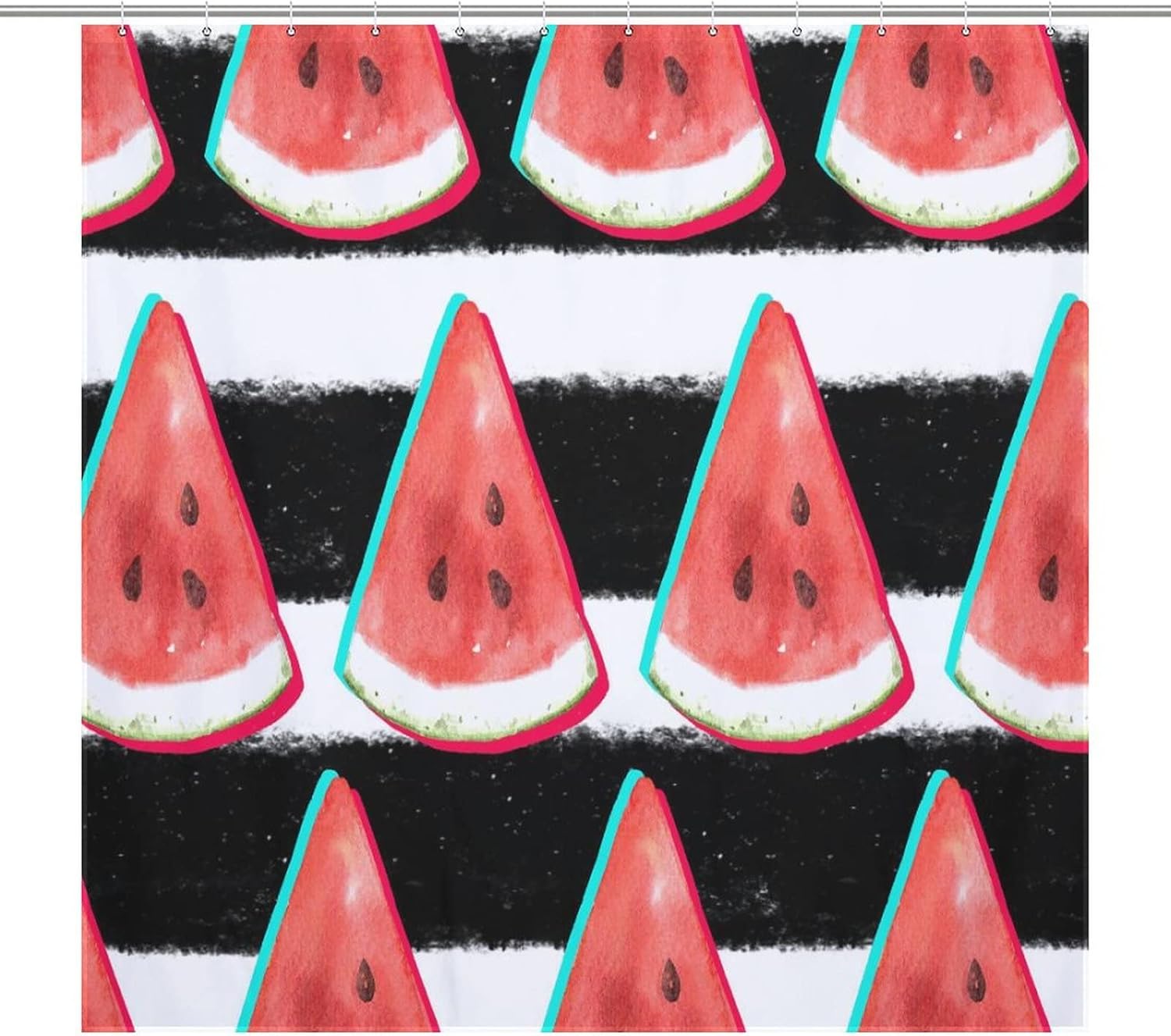 Sweet Natural Food Watermelon Shower Curtain 72x72 Inch