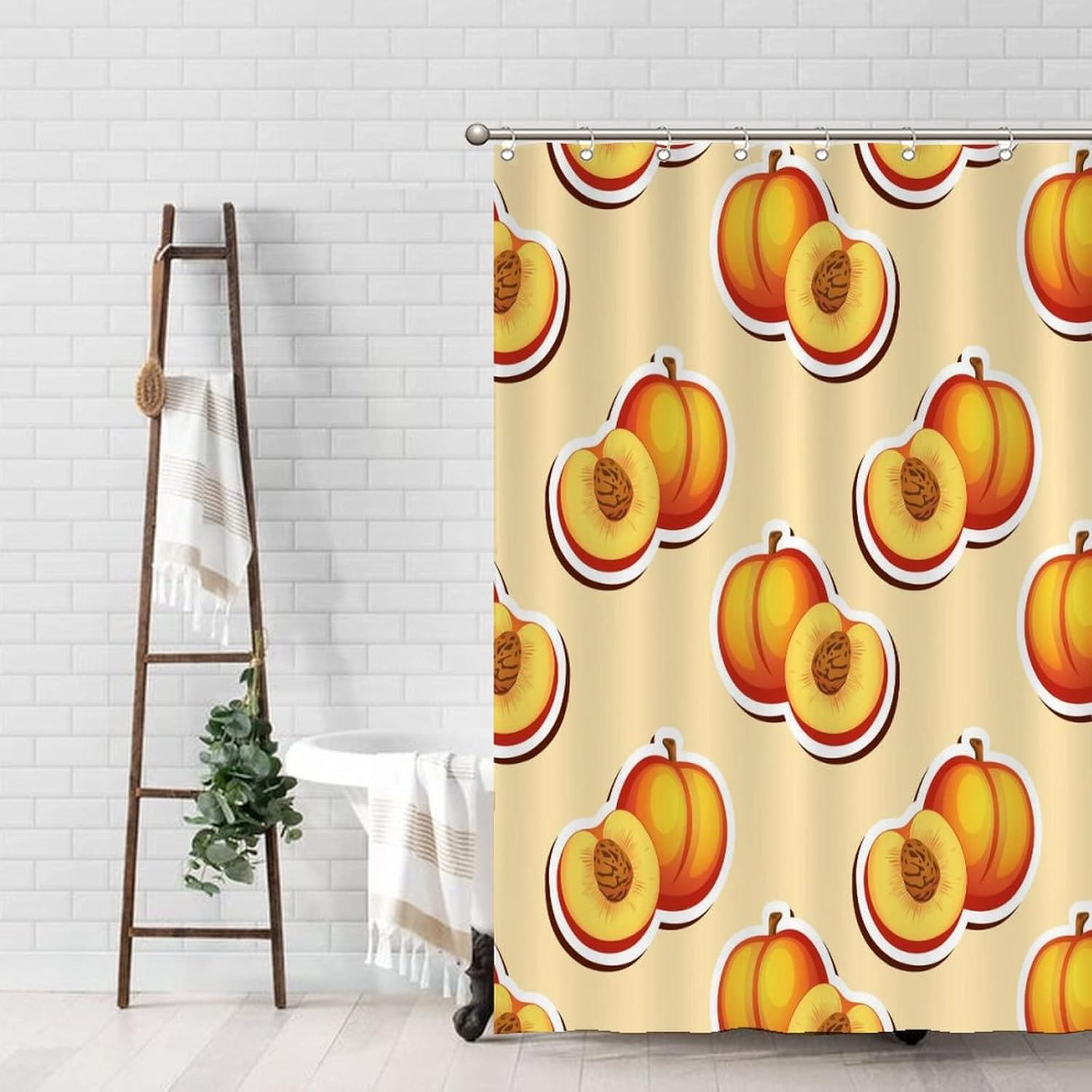 Funny Fruit Shower Curtain Liner Set 47 x 71