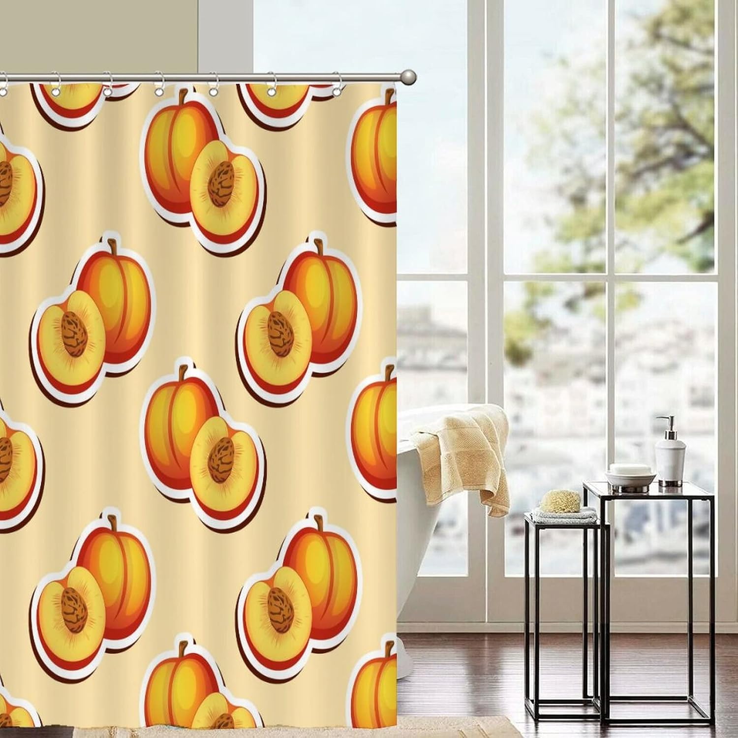 Funny Fruit Shower Curtain Liner Set 47 x 71
