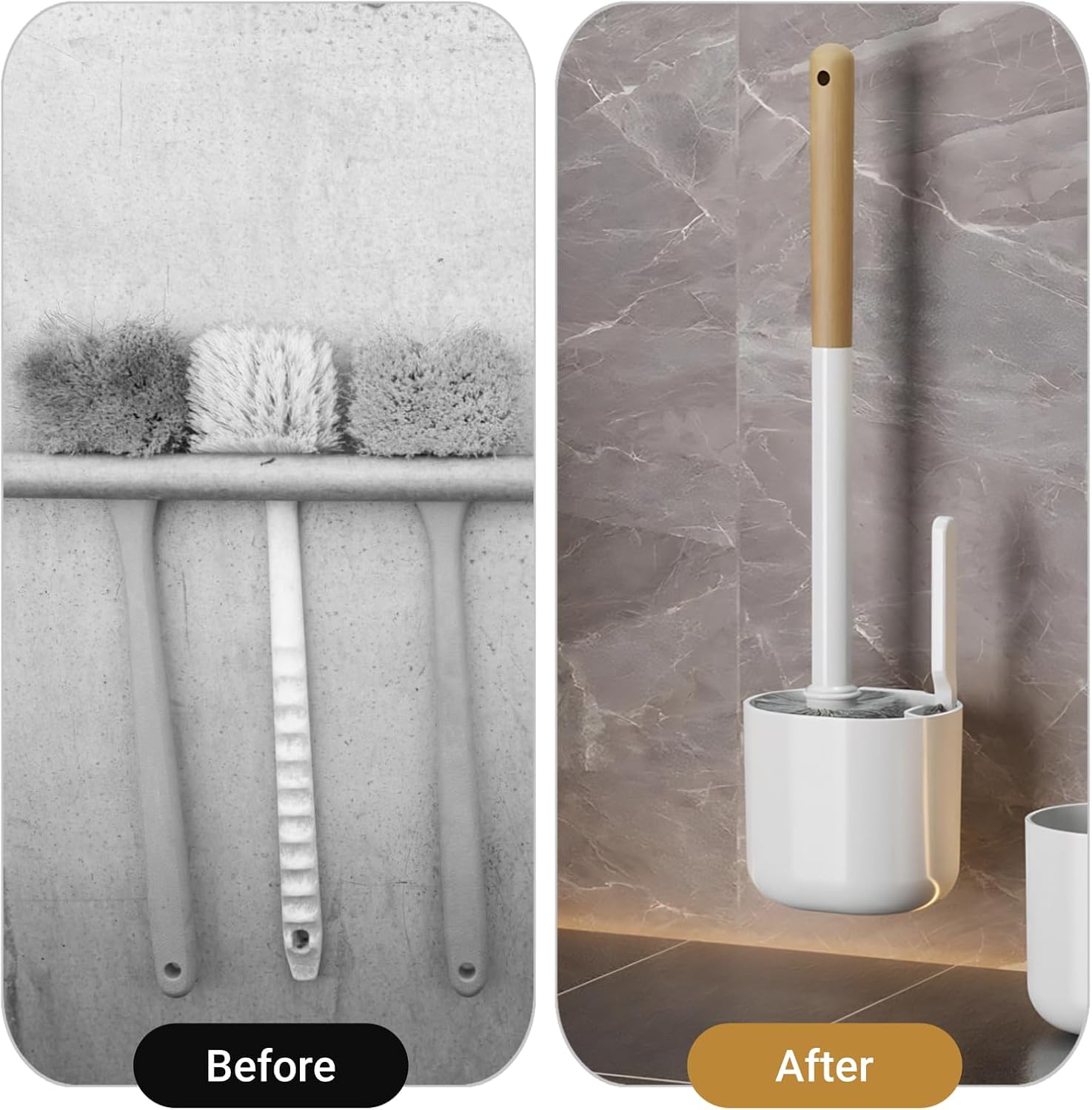 Suyue Y Toilet Brush and Holder Set 2 Pack 1