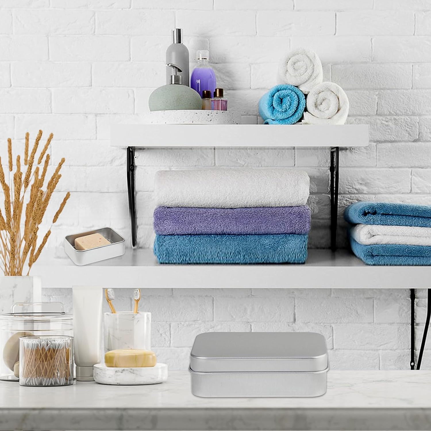 Ouligay Metal Soap Box - Durable Bar Soap Holder for Home and Travel