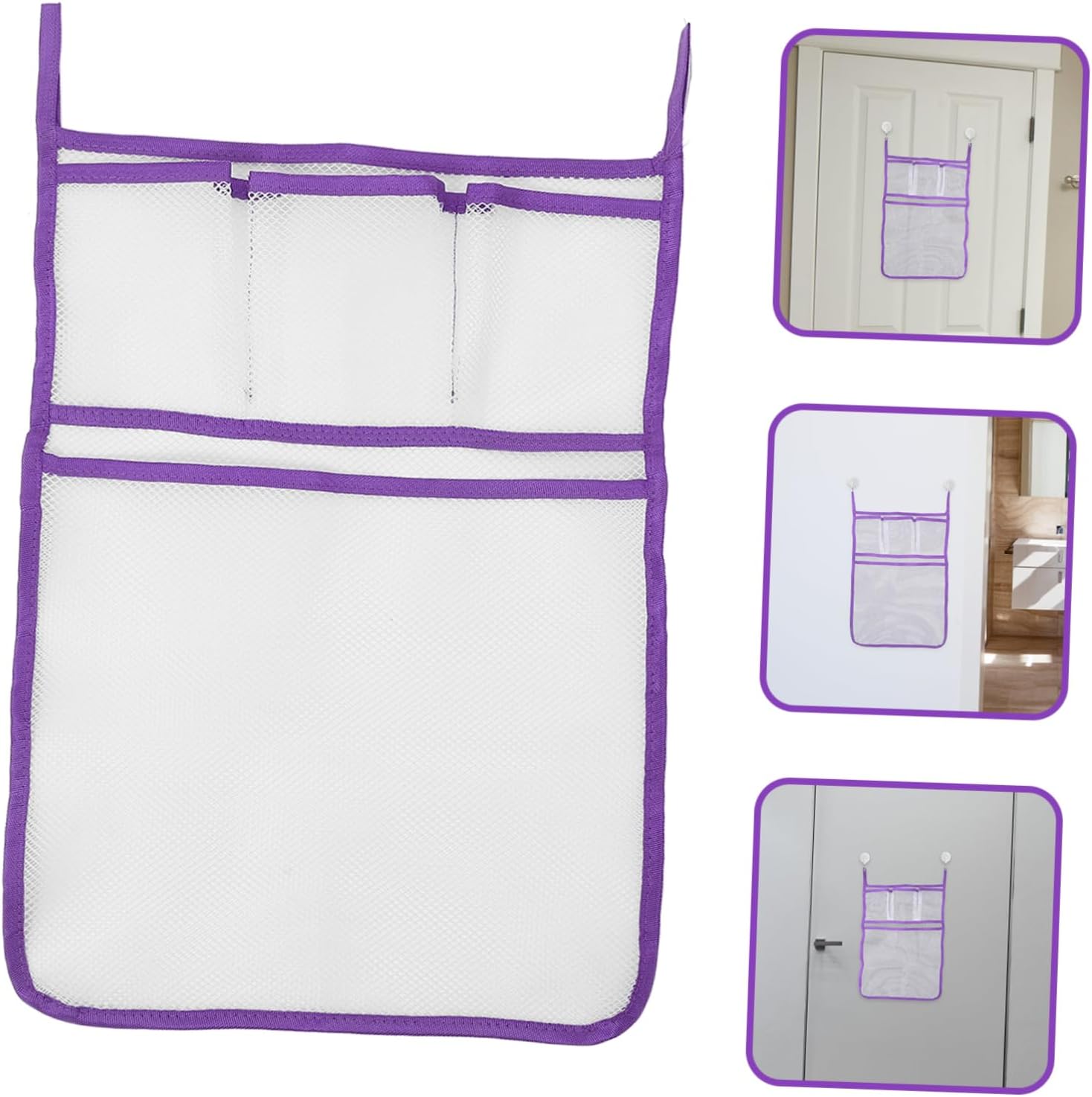 Zerodeko Shower Organizer Mesh Storage Hanging Bag