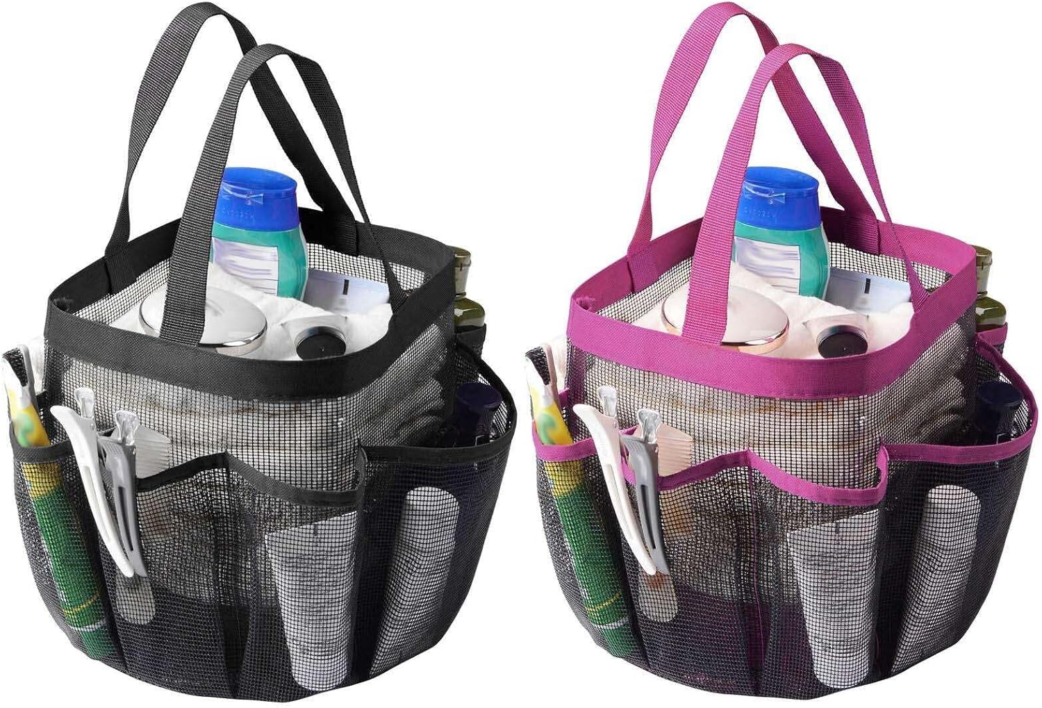 FINANCIALLY LIT LKOP 2 Pack Mesh Shower Caddy