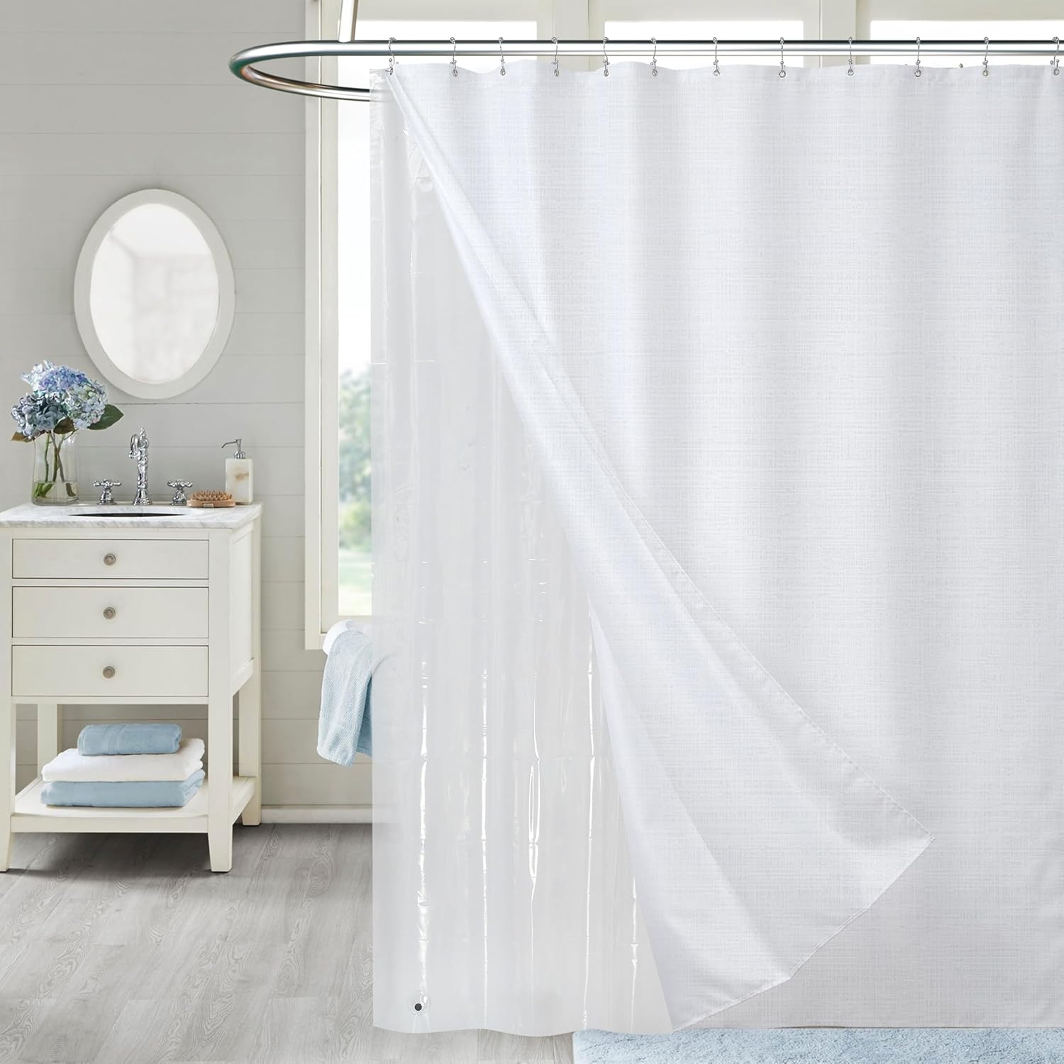 Lameirose 3 in 1 Shower Curtain Set