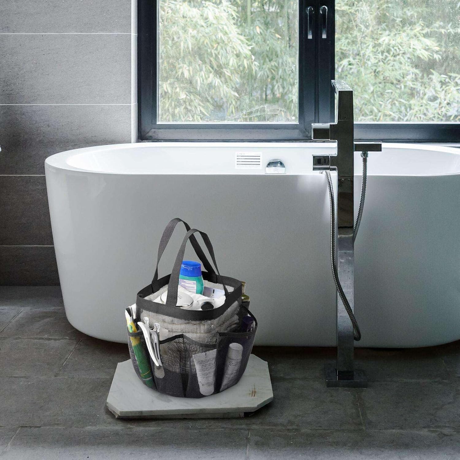 FINANCIALLY LIT LKOP Portable 2 Packs Shower Caddy