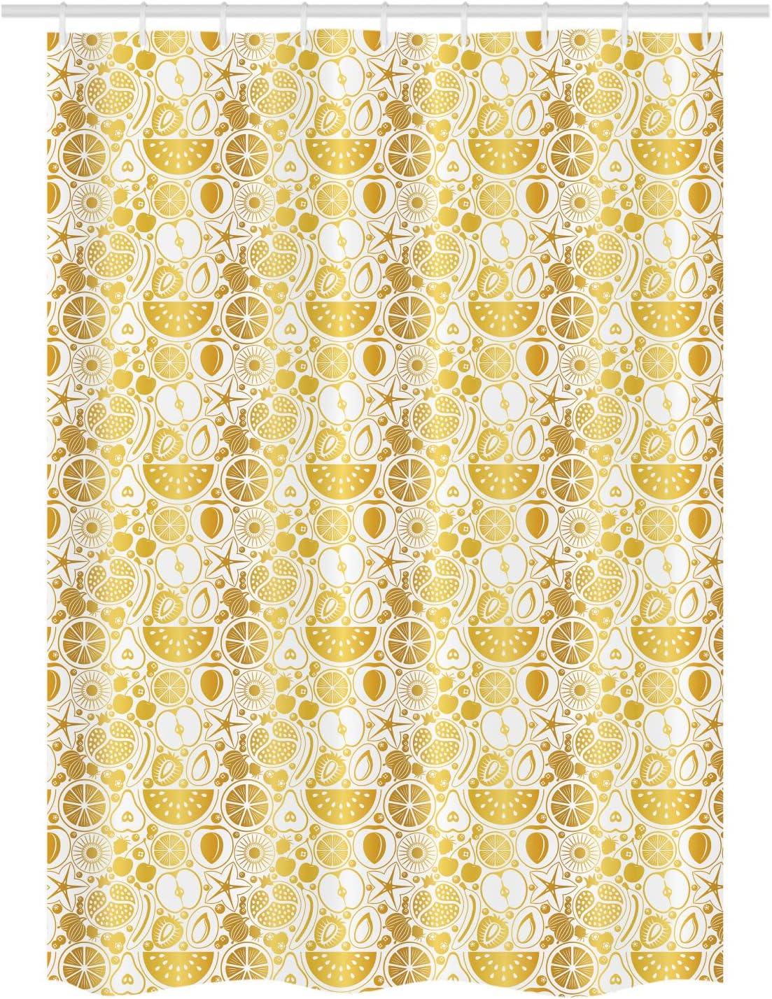 Ambesonne Fruit Stall Shower Curtain Set 54 x 78