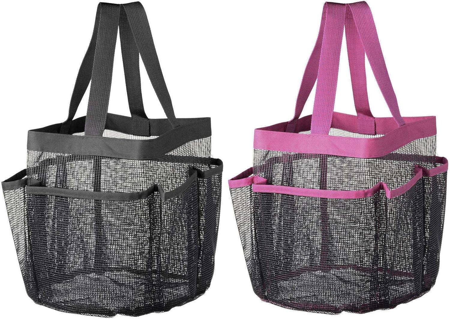 FINANCIALLY LIT LKOP 2 Pack Mesh Shower Caddy