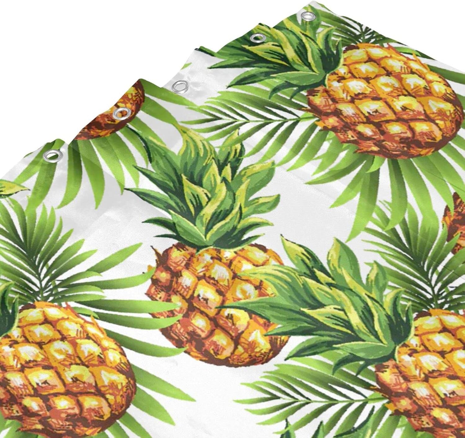 Banonaty Pineapple Shower Curtain 60x72 in
