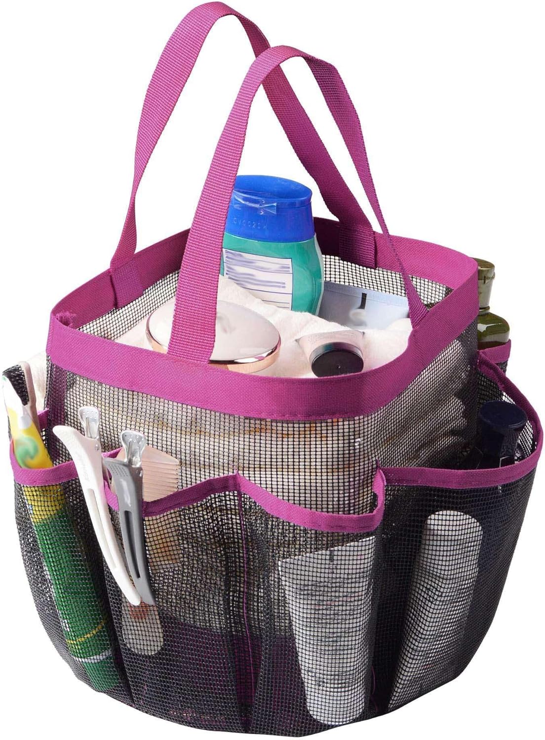FINANCIALLY LIT 2-Pack Portable Mesh Shower Caddy
