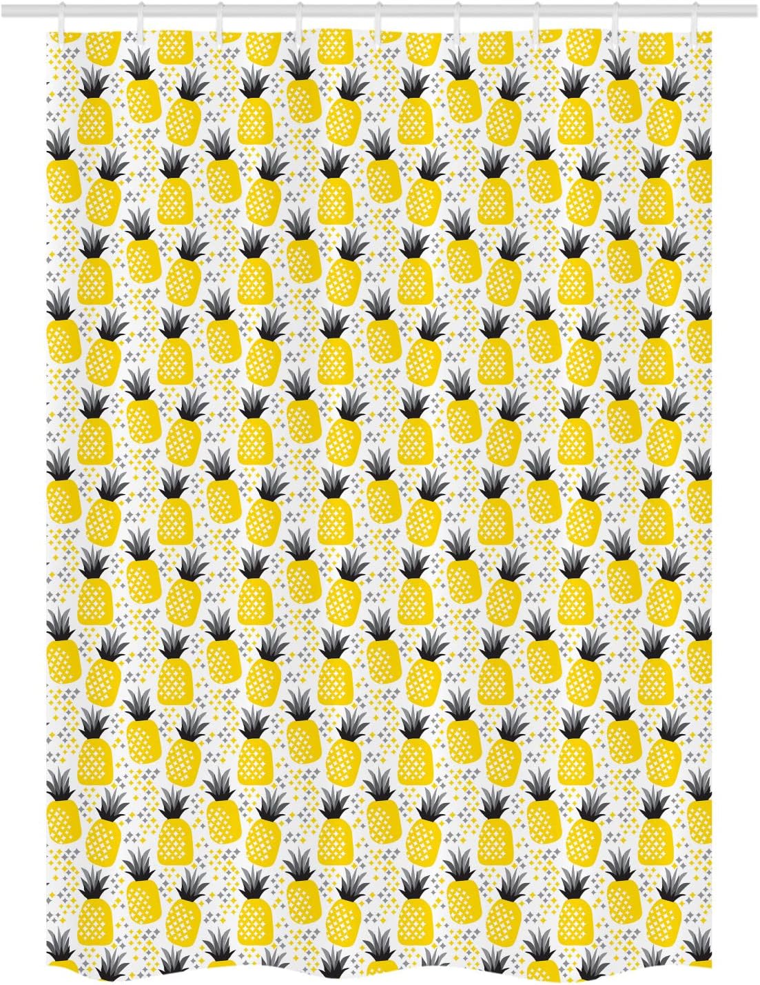 Ambesonne Exotic Stall Shower Curtain Set with Hooks