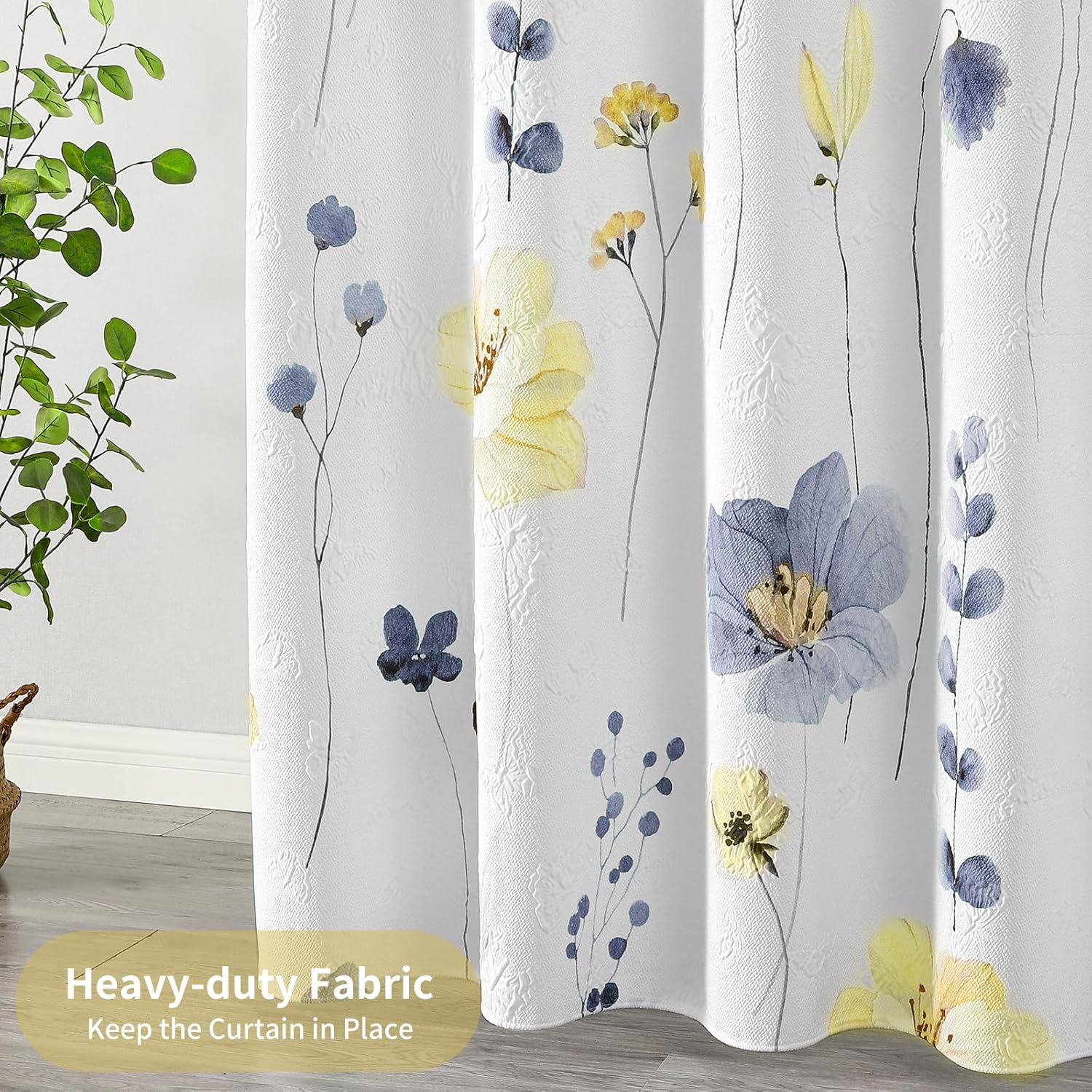 QiyI 36x72 Small Stall Shower Curtain Set