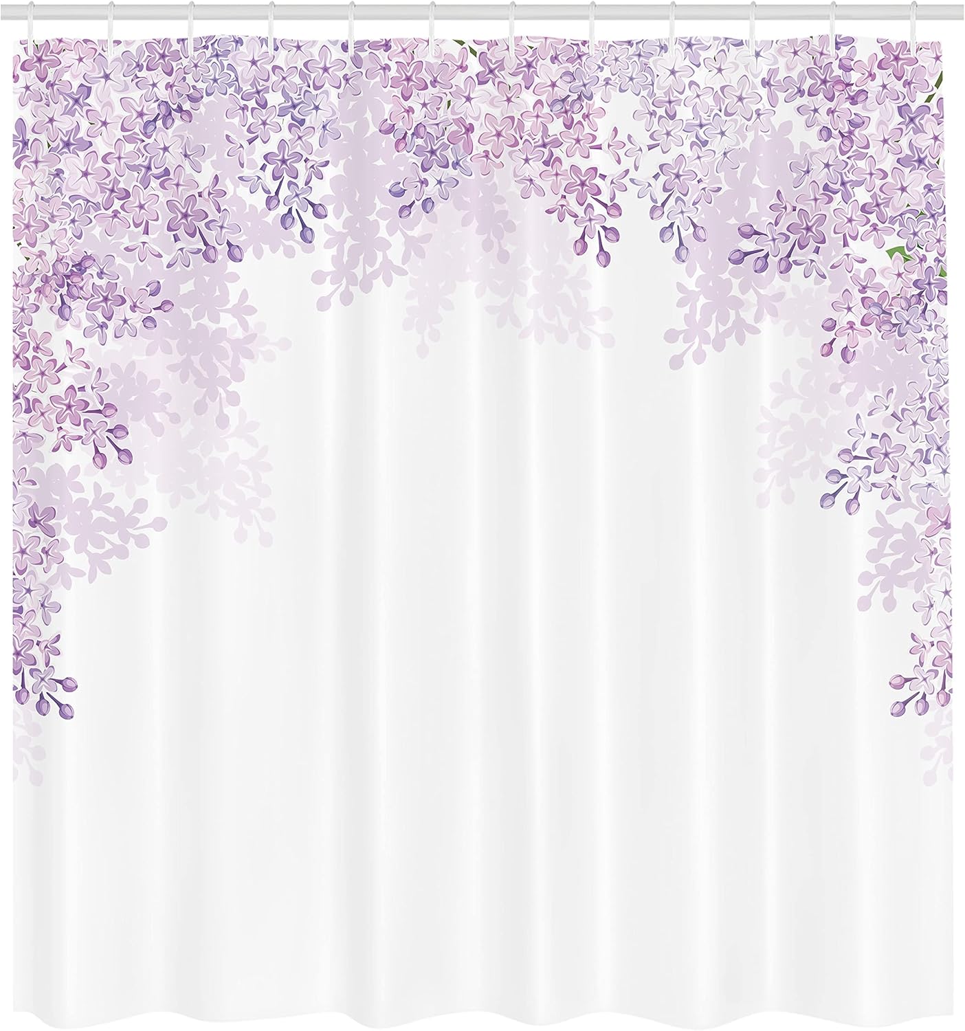 Ambesonne Flower Shower Curtain Set 69 x 70
