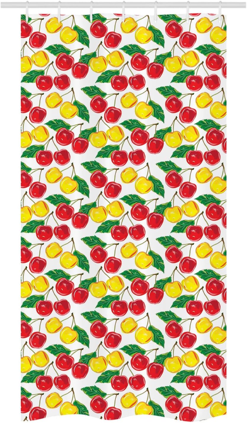 Ambesonne Fruit Stall Shower Curtain Set 1