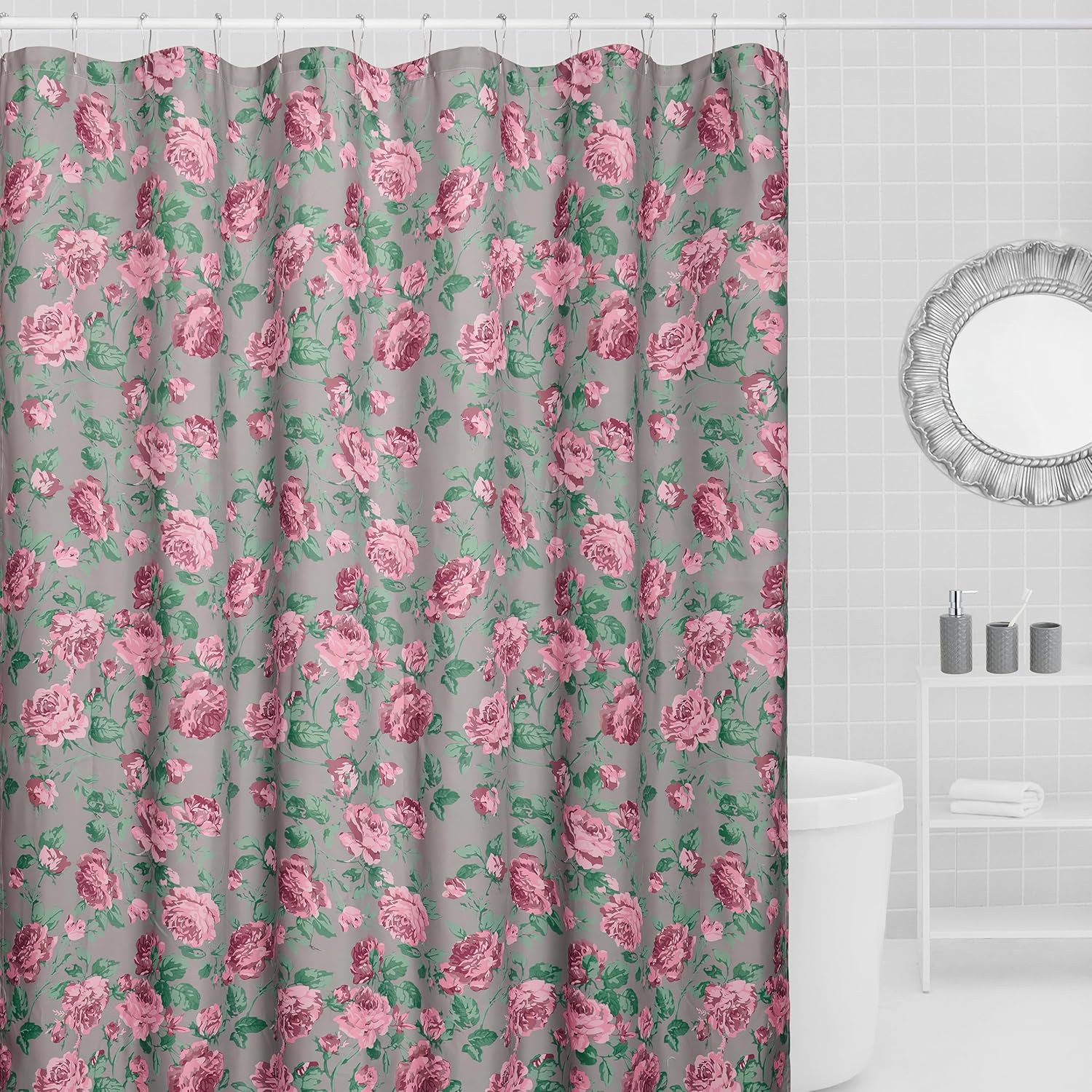 Salt Sea 17-Piece Coastal Bathroom Accessory Set - Grey