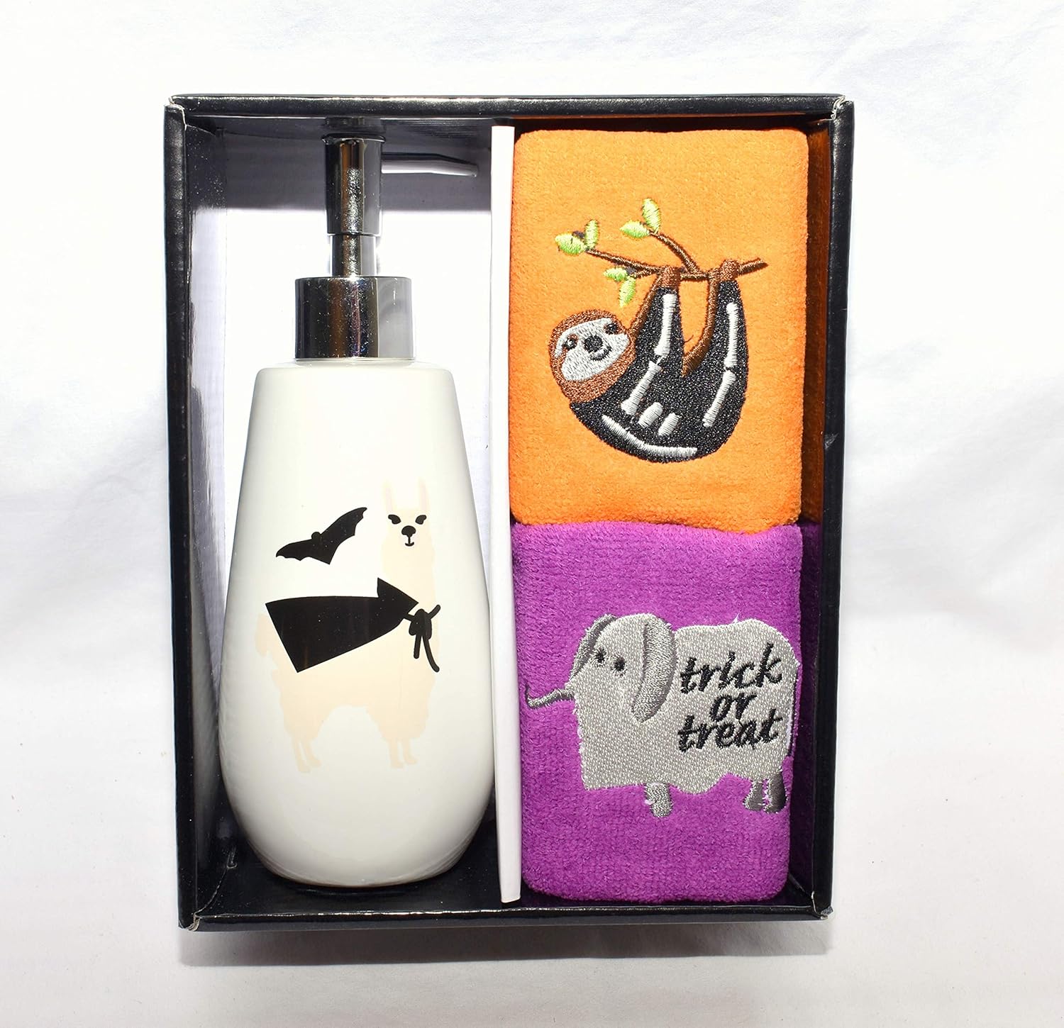 Halloween Bath Boutique 3 Piece ZOO Lotion Soap Pump Set